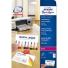 Avery Zweckform vizitky, s hladkým okrajem, 10ks/A4 typ matné, bílé, A4, 270 g/m2, 85x54mm, 25 listů, pro inkoustové a laserové