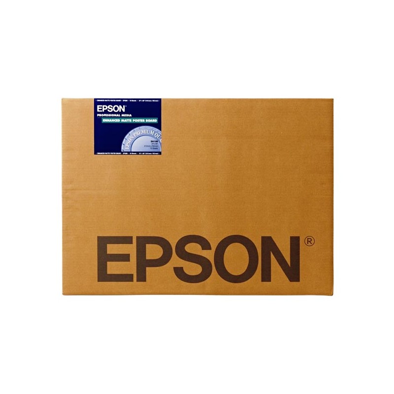 Epson Enhanced Matte Posterboard, bílá, 1, ks C13S041598, pro inkoustové tiskárny, role, 1122 g/m2