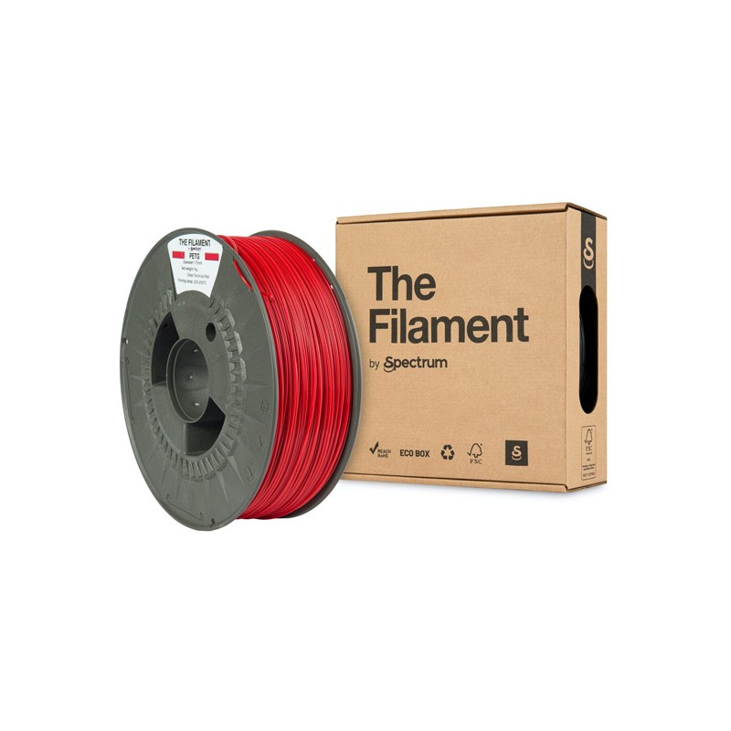 Spectrum The Filament Filament PETG 1000g, technical red