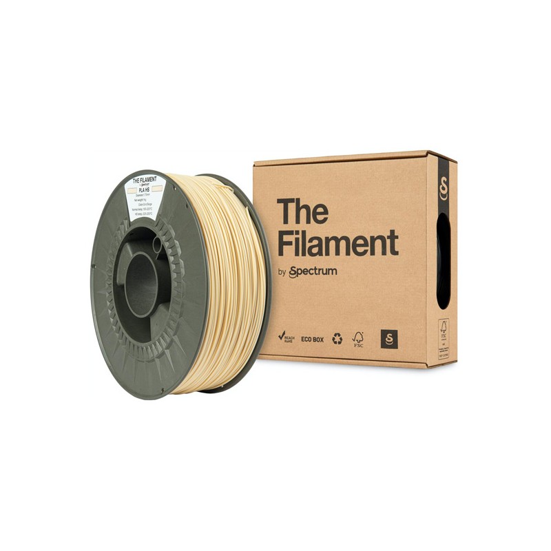Spectrum The Filament Filament PLA HS 1000g, grid beige