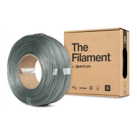 Spectrum The Filament Filament ReFill PETG 1000g, silver aluminium