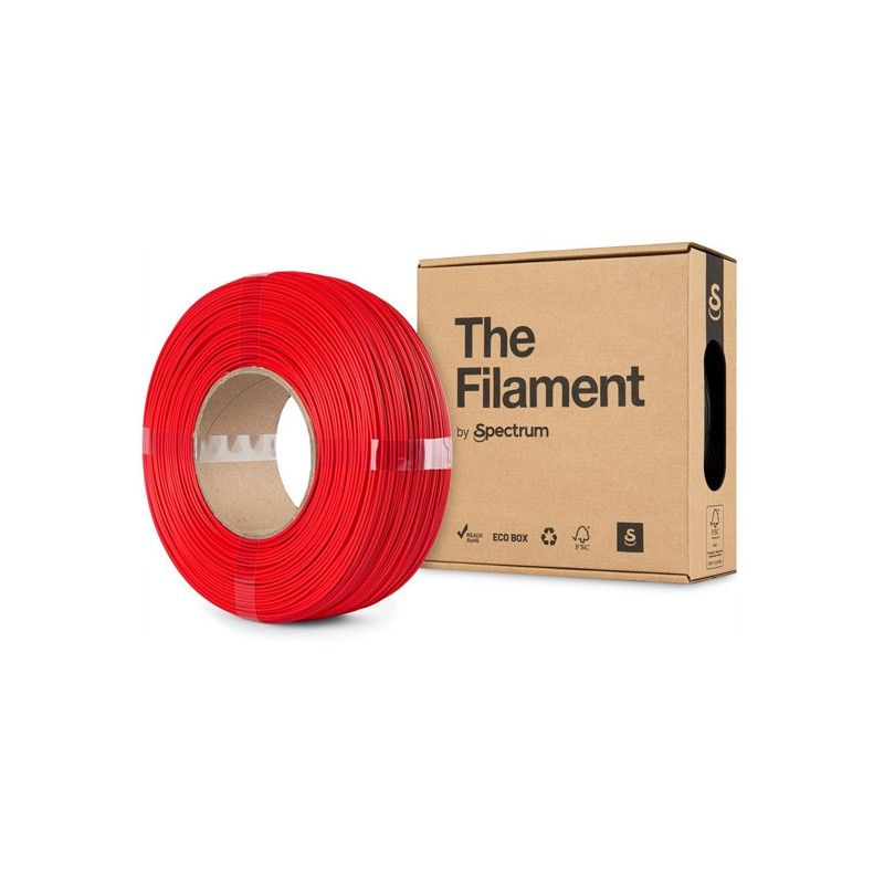 Spectrum The Filament Filament ReFill PLA HS 1000g, fire red