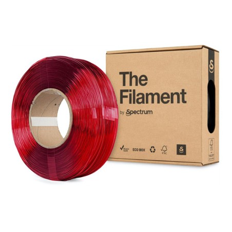 Spectrum The Filament Filament ReFill PETG 1000g, transparent red