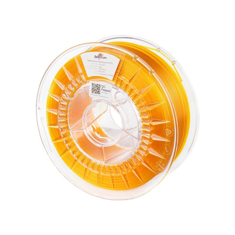 Spectrum Filament Premium PCTG 1000g, transparent yellow