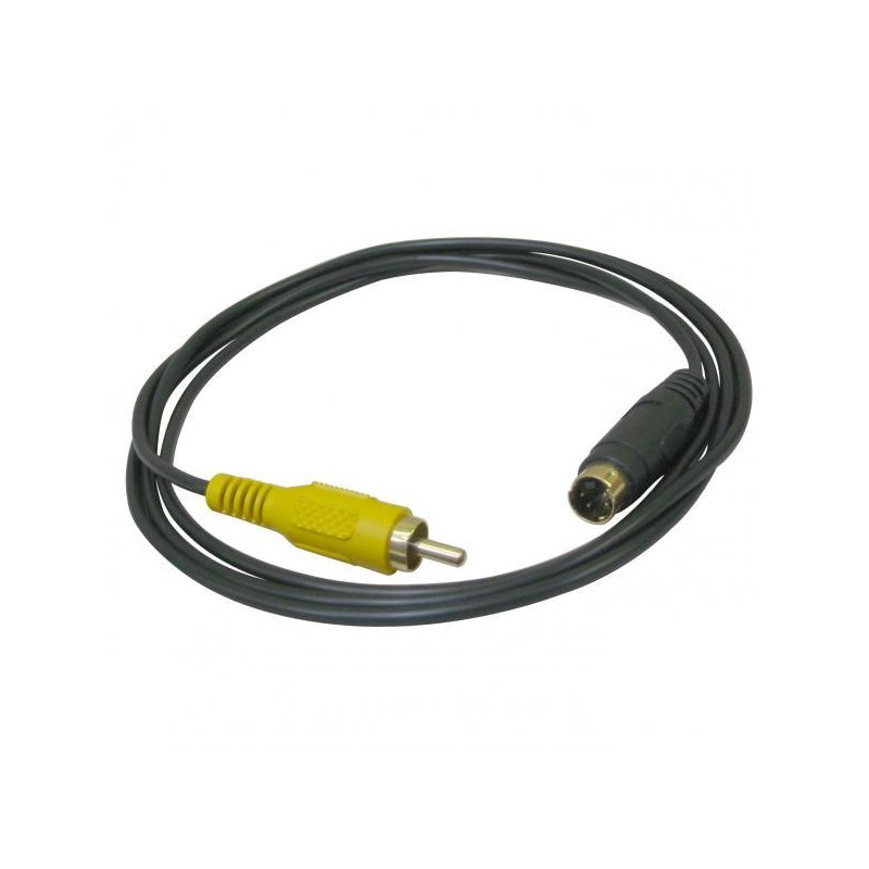 Video kabel S-VIDEO samec - CINCH samec, 5m, černý, Logo, DOPRODEJ