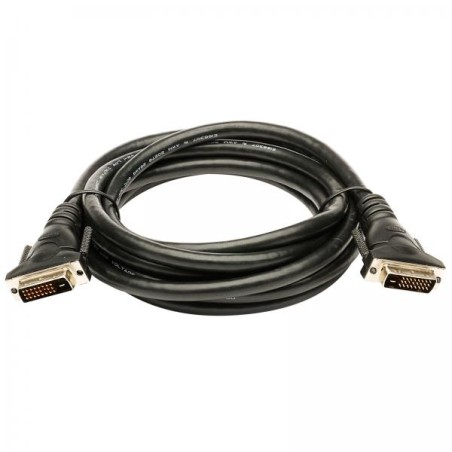 Video kabel DVI (24+1) samec - DVI (24+1) samec, Dual link, 5m, stíněný, černá, DOPRODEJ