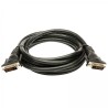 Video kabel DVI (24+1) samec - DVI (24+1) samec, Dual link, 5m, stíněný, černá, DOPRODEJ