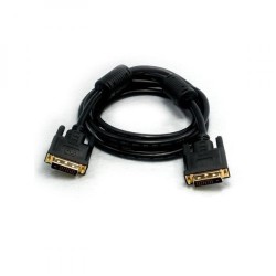 Video kabel DVI (24+1) samec - DVI (24+1) samec, Dual link, 10m, zlacené konektory, stíněný, černá, DOPRODEJ