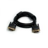 Video kabel DVI (24+1) samec - DVI (24+1) samec, Dual link, 10m, zlacené konektory, stíněný, černá, DOPRODEJ
