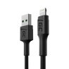 Green Cell kabel GC PowerStream USB-A - Lightning 30 cm, rychlé nabíjení Apple 2.4A
