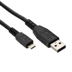 Logo USB kabel (2.0), USB A samec - microUSB samec, 0.6m, blistr, DOPRODEJ