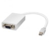 Video převodník, mini DisplayPort samec - VGA (D-sub) samice, bílá, DOPRODEJ