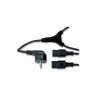 Síťový kabel 230V napájecí, CEE7 (vidlice) - C13 2x, 2m, VDE approved, černý, Logo, rozdvojka, DOPRODEJ