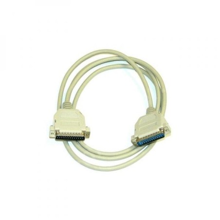 Datový kabel paralelní, DB25 samec - DB25 samec, 2 m, LAPLINK, křížený, šedý, baleno v sáčku, DOPRODEJ