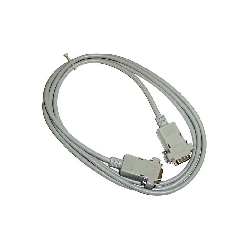 Datový kabel sériový, DB9 samice - DB9 samice, 2 m, LAPLINK, křížený, šedý, baleno v sáčku