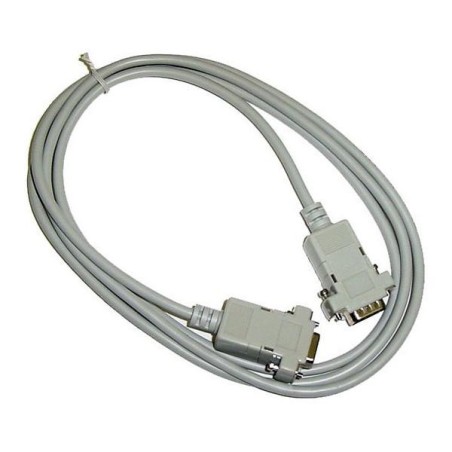 Datový kabel prodlužovací sériový RS-232, DB9 samec - DB9 samice, 2 m, šedý, Logo baleno v blistru, DOPRODEJ
