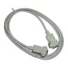 Datový kabel prodlužovací sériový RS-232, DB9 samec - DB9 samice, 2 m, šedý, Logo baleno v blistru, DOPRODEJ