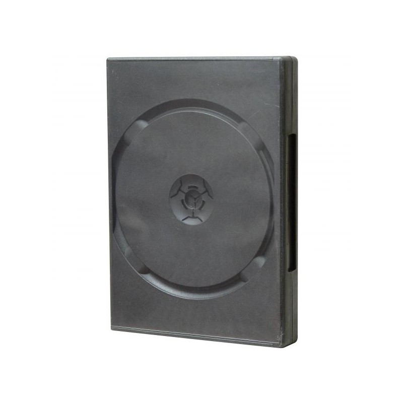 Box na 6 ks DVD, černý, 24mm