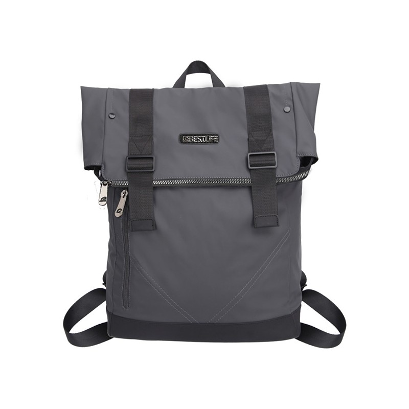 Batoh na notebook 15,6", La Minor, šedý z polyuretanu, Bestlife