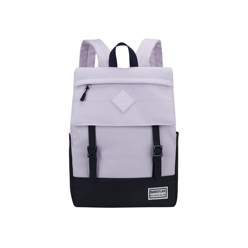 Batoh na notebook 15.6", COL-Buckles, fialový z polyesteru, Bestlife