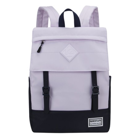 Batoh na notebook 15.6", COL-Buckles, fialový z polyesteru, Bestlife