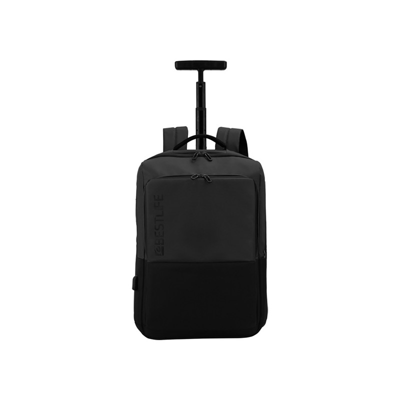 Troley na notebook 15,6", Neoton, černý z nylonu, Bestlife