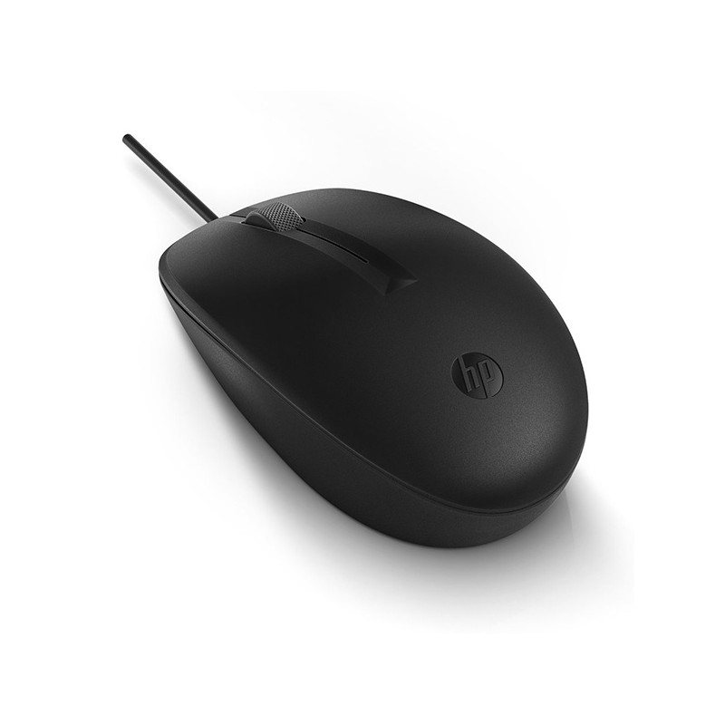 HP 125 Mouse Myš drátová, černá, 1200DPI