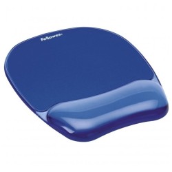 Fellowes Crystal Podložka pod myš a zápěstí gelová, modrá