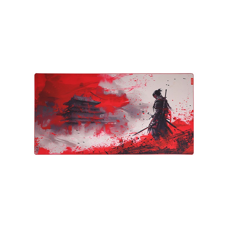 Podložka pod myš, MONKA ZOWA XXL, herní, červeno-bílá, 1200 x 600 x 3.5 mm, Marvo