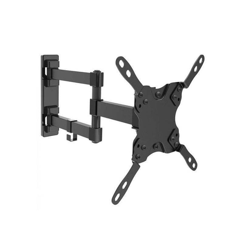 Držák TV s dvojitým ramenem SBOX LCD-223, 13"-43", 20 kg max, 200x200 VESA, 60mm-360mm, černý