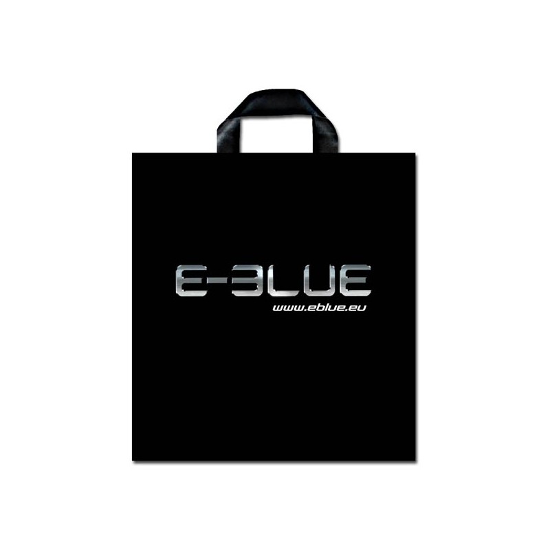 E-Blue igelitová taška, 46x50 cm, 100-pack