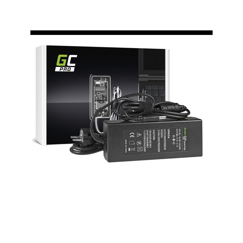 Green Cell PRO nabíječka, AC adaptér pro Dell 130W / 19.5V 6.7A / 7.4mm-5.0mm
