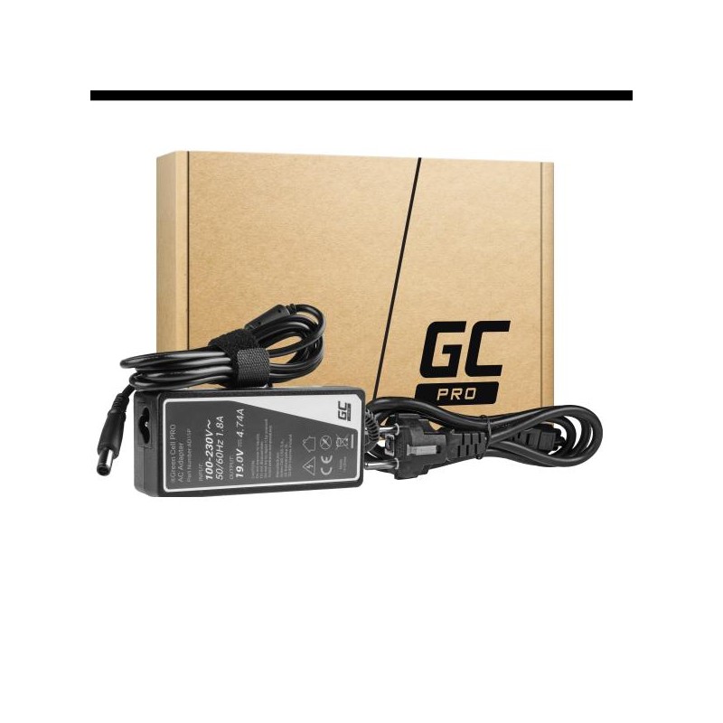 Green Cell PRO nabíječka / AC adaptér pro HP Envy Pavilion DV4 DV5 DV6 Compaq CQ61 CQ62 19V 4.74A