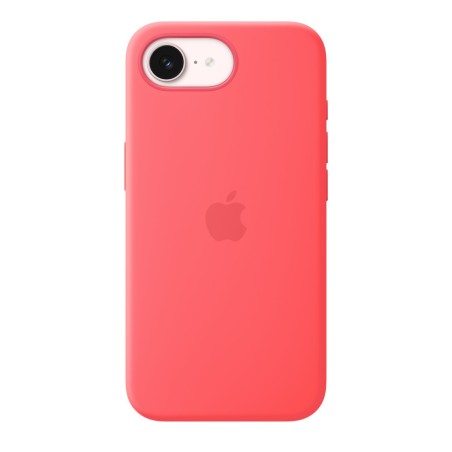 iPhone 17e Silicone Case with MagSafe–Bright Guava
