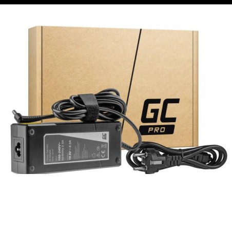Green Cell PRO nabíječka, AC adaptér pro Asus G56 G60 K73 K73S K73SD K73SV F750 X750 MSI GE70 GT780 19V 6.3A 120W