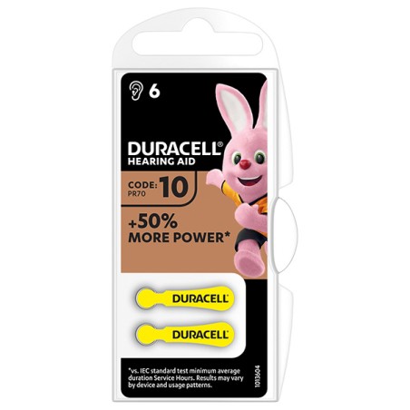 Duracell Jednorázová zinkovzdušná baterie ZA, 6-pack 42431