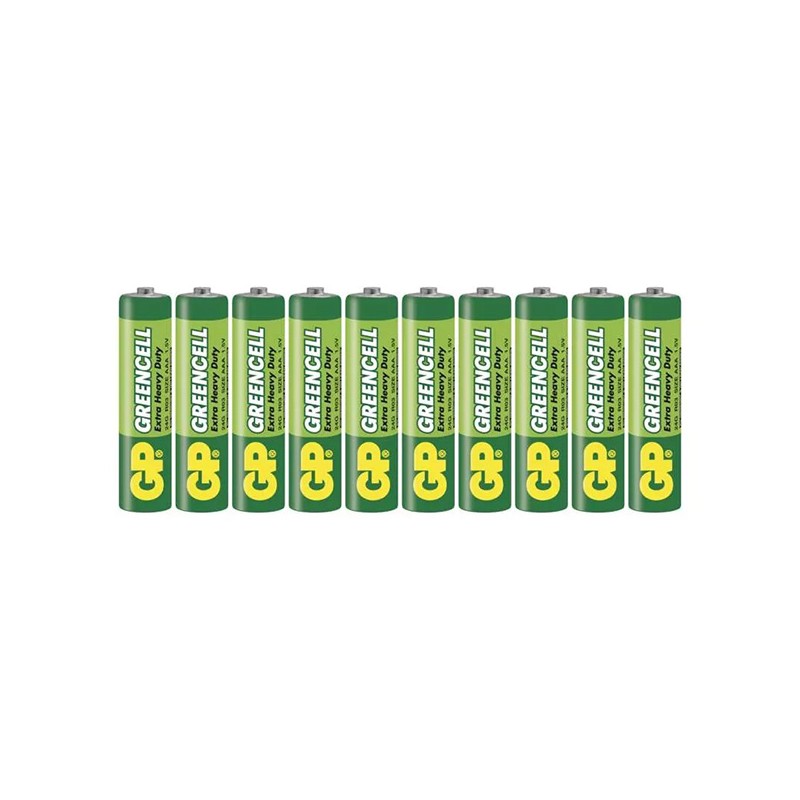 GP Jednorázová zinkochloridová baterie AAA, 10-pack