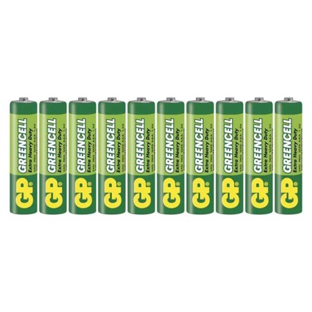 GP Jednorázová zinkochloridová baterie AAA, 10-pack