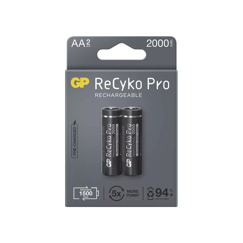 GP Nabíjecí Ni-MH baterie AA, 2-pack B2220