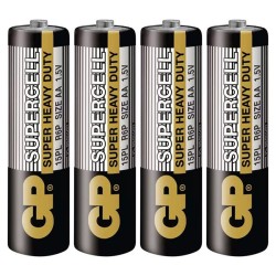 GP Jednorázová zinkouhlíková baterie AA, 4-pack