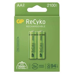 GP Nabíjecí Ni-MH baterie AA, 2-pack B2121