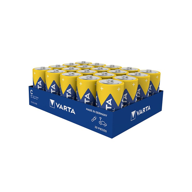 Varta Jednorázová alkalická baterie C, 20-pack