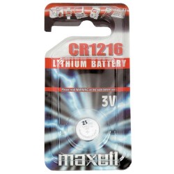 Maxell Jednorázová lithiová baterie CR1216, 1-pack