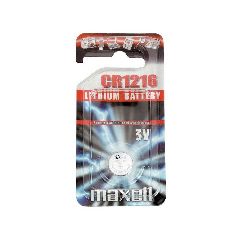 Maxell Jednorázová lithiová baterie CR1216, 1-pack