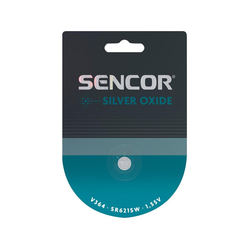 Sencor Jednorázová stříbrooxidové baterie SR621SW, 1-pack