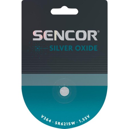 Sencor Jednorázová stříbrooxidové baterie SR621SW, 1-pack