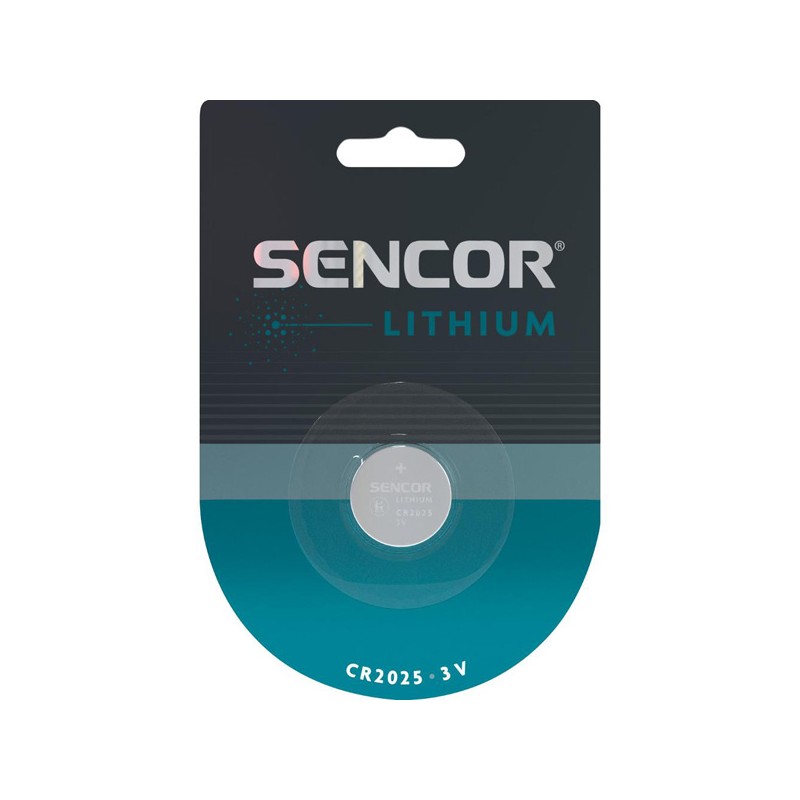 Sencor Jednorázová lithiová baterie CR2025, 1-pack