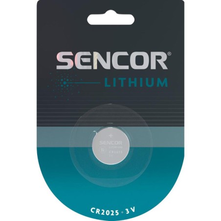 Sencor Jednorázová lithiová baterie CR2025, 1-pack