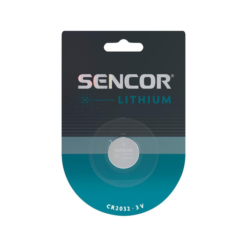 Sencor Jednorázová lithiová baterie CR2032, 1-pack