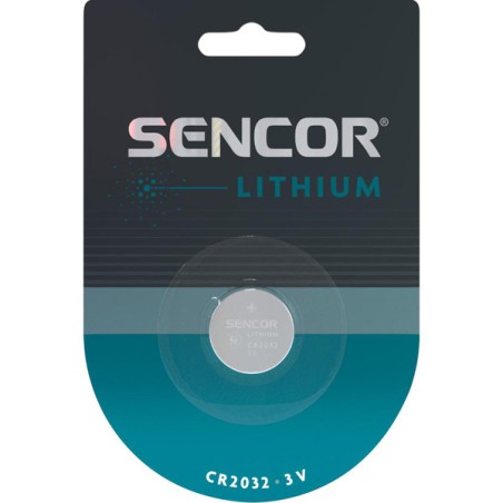 Sencor Jednorázová lithiová baterie CR2032, 1-pack